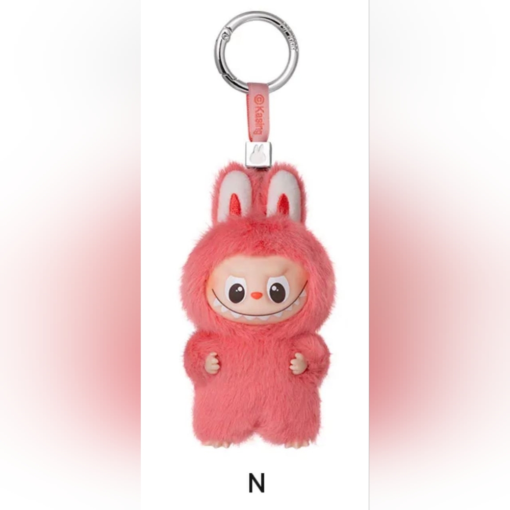 SEALED LABUBU THE MONSTERS Pin for Love "N" Vinyl Plush Pendant "N" AUTHENTIC
